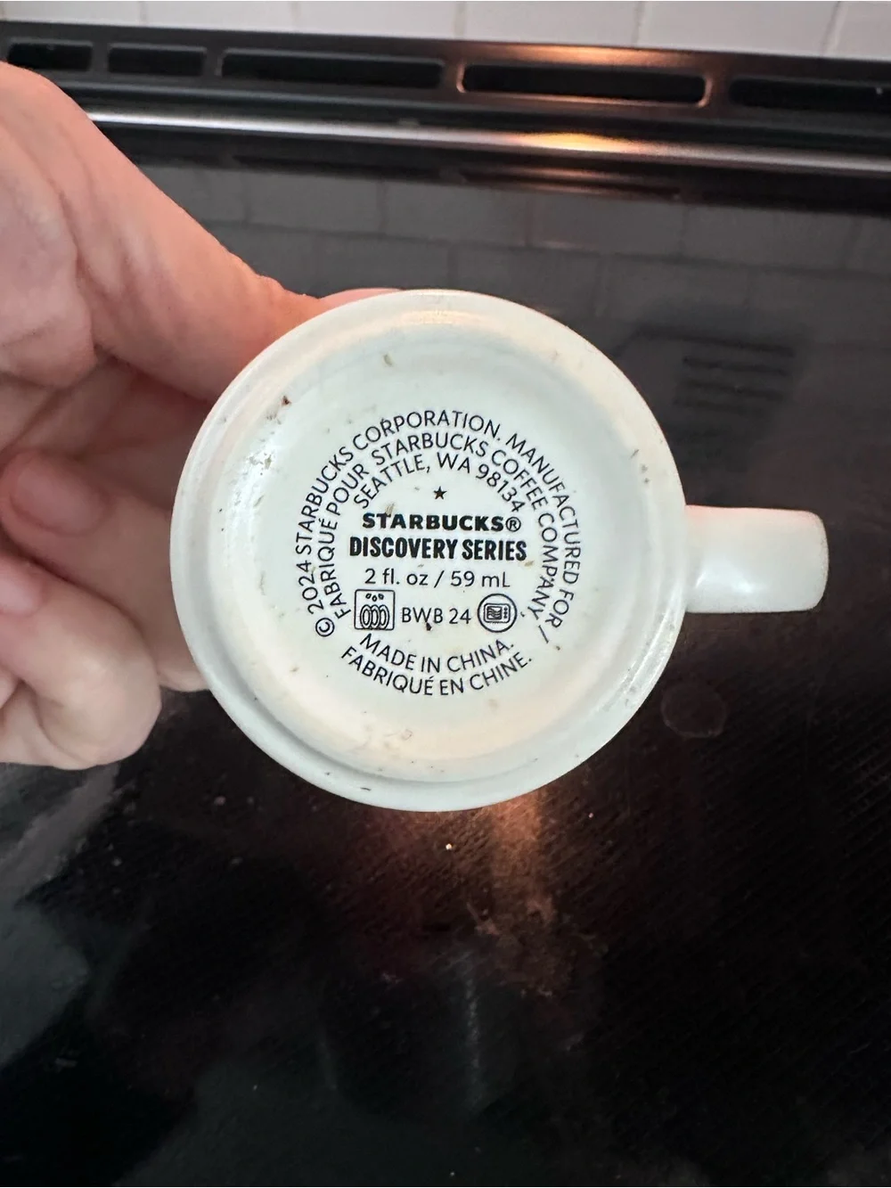 Starbucks New York City Orange Interior Ceramic espresso  Mug - Picture 3 of 3